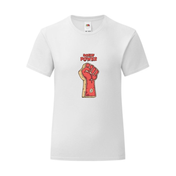 T-shirt léger - Fruit of the loom 145 g/m² (couleur) - Boeuf power
