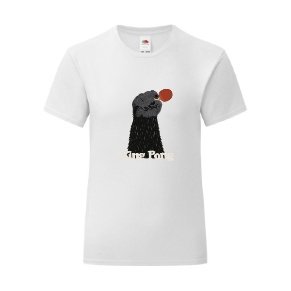 T-shirt léger - Fruit of the loom 145 g/m² (couleur) - King Pong
