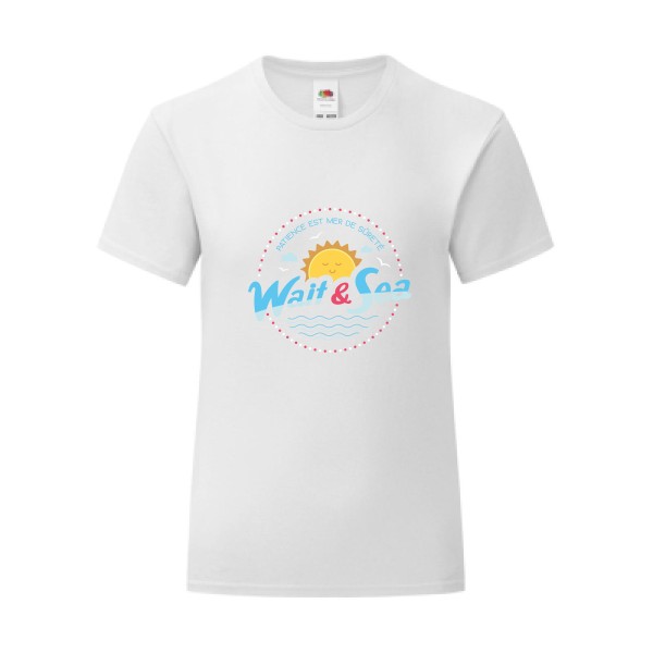 T-shirt léger - Fruit of the loom 145 g/m² (couleur) - Wait & Sea