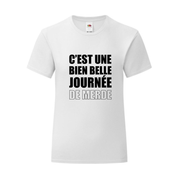 T-shirt léger - Fruit of the loom 145 g/m² (couleur) - Journée de m...