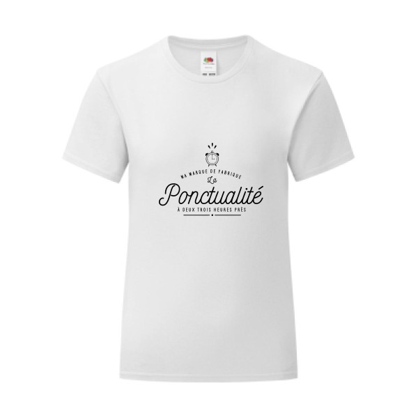 T-shirt léger - Fruit of the loom 145 g/m² (couleur) - La Ponctualité