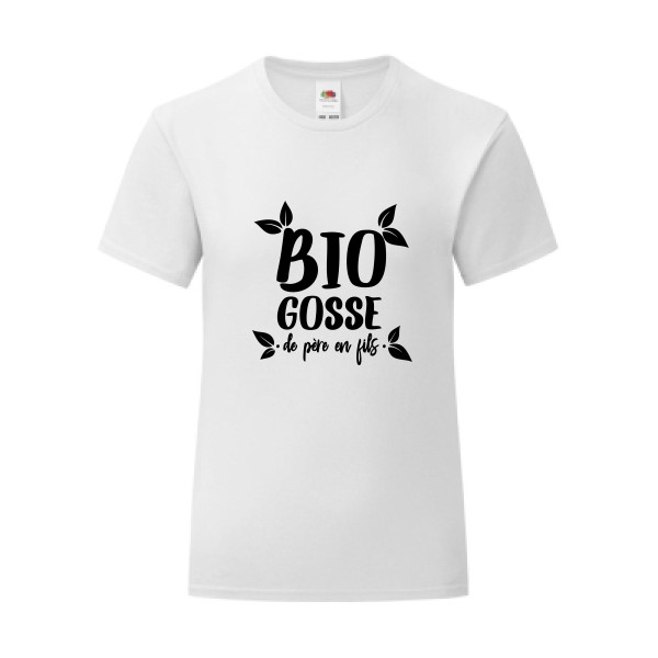 T-shirt léger - Fruit of the loom 145 g/m² (couleur) - BIO GOSSE 
