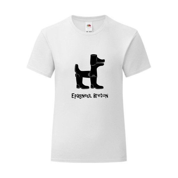 T-shirt léger - Fruit of the loom 145 g/m² (couleur) - Epagneul breton
