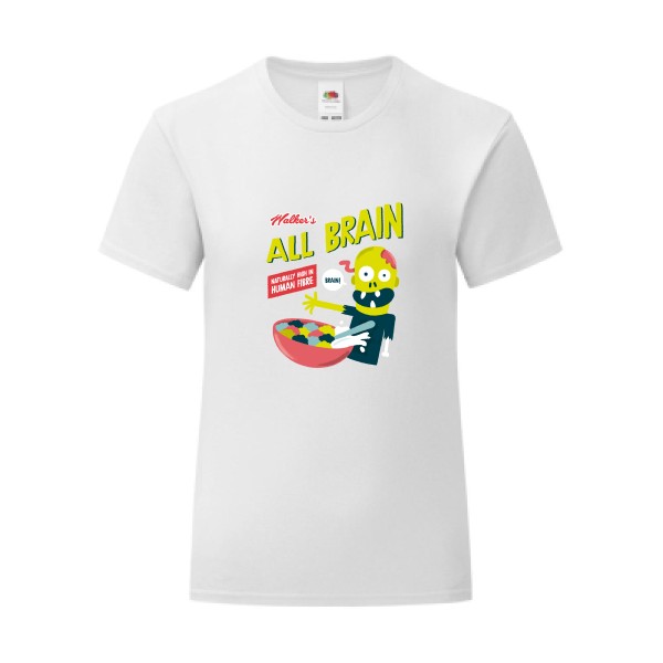 T-shirt léger - Fruit of the loom 145 g/m² (couleur) - All brain