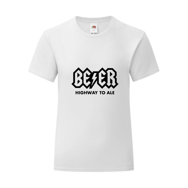 T-shirt léger - Fruit of the loom 145 g/m² (couleur) - Highway to ale