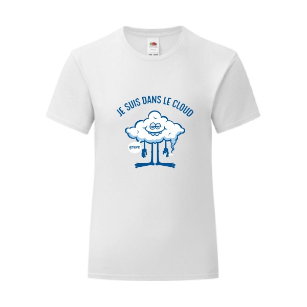 T-shirt léger - Fruit of the loom 145 g/m² (couleur) - Cloud