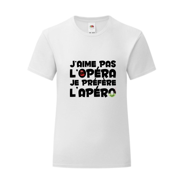T-shirt léger - Fruit of the loom 145 g/m² (couleur) - opérapéro