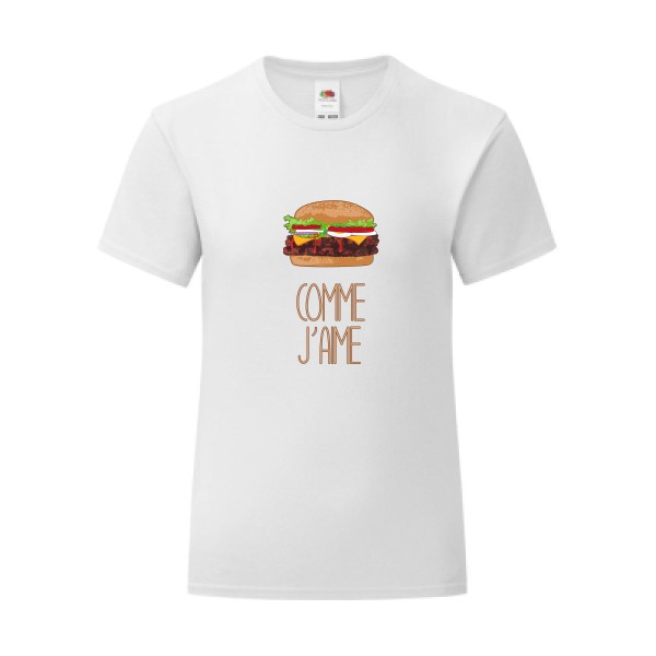 T-shirt léger - Fruit of the loom 145 g/m² (couleur) - Comme j'aime