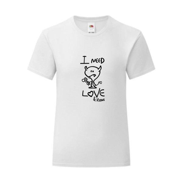 T-shirt léger - Fruit of the loom 145 g/m² (couleur) - LOVER