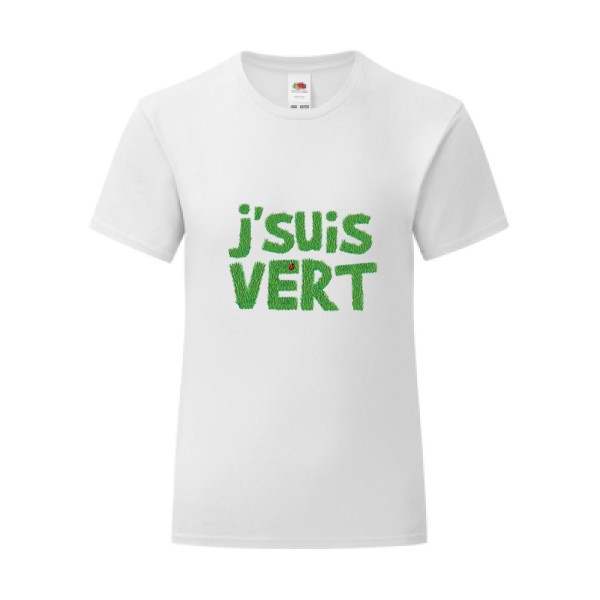 T-shirt léger - Fruit of the loom 145 g/m² (couleur) - J'suis vert