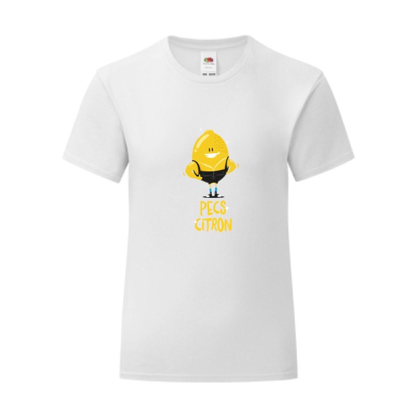T-shirt léger - Fruit of the loom 145 g/m² (couleur) - Pecs Citron