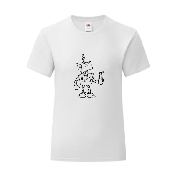 T-shirt léger - Fruit of the loom 145 g/m² (couleur) - Robot & Bird