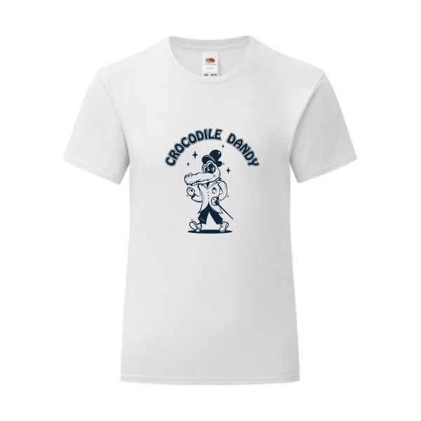 T-shirt léger - Fruit of the loom 145 g/m² (couleur) - Crocodile dandy