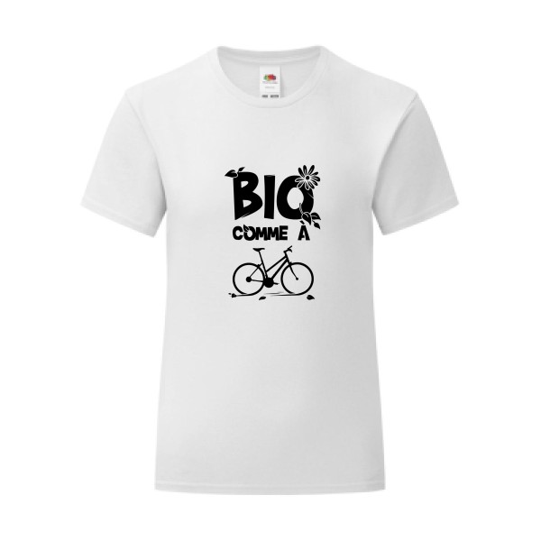 T-shirt léger - Fruit of the loom 145 g/m² (couleur) - Bio comme un vélo
