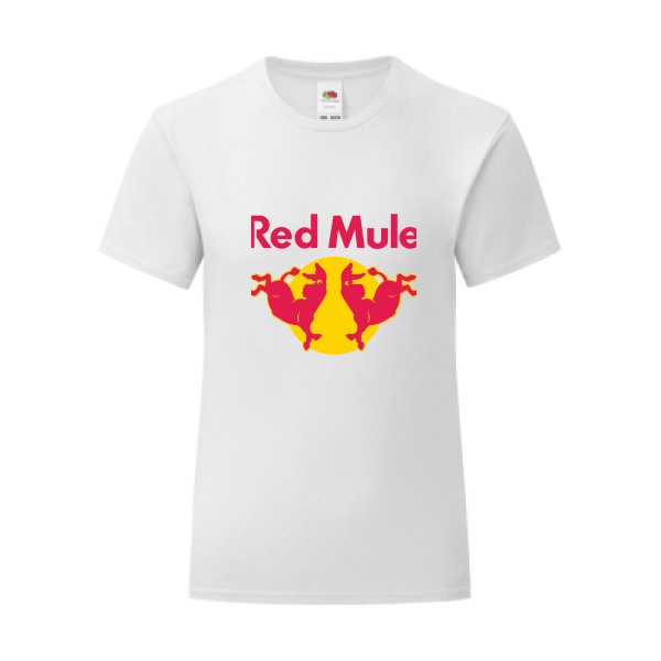 T-shirt léger - Fruit of the loom 145 g/m² (couleur) - Red Mule