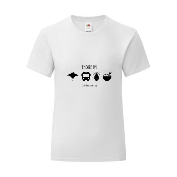 T-shirt léger - Fruit of the loom 145 g/m² (couleur) - REBUS