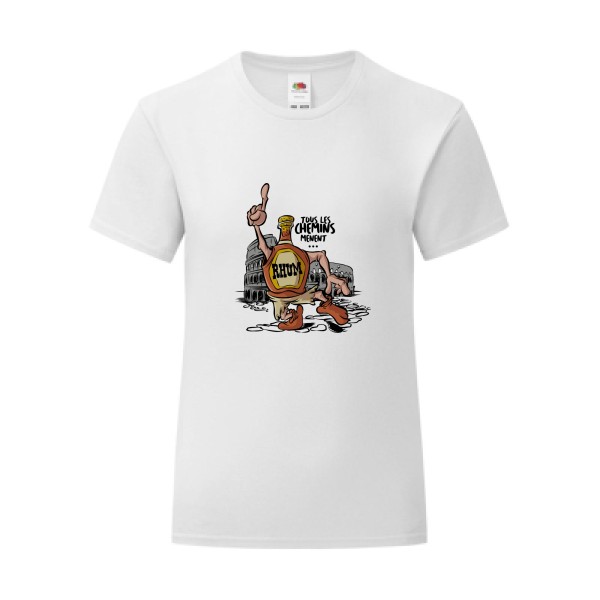 T-shirt léger - Fruit of the loom 145 g/m² (couleur) - tous les chemins...