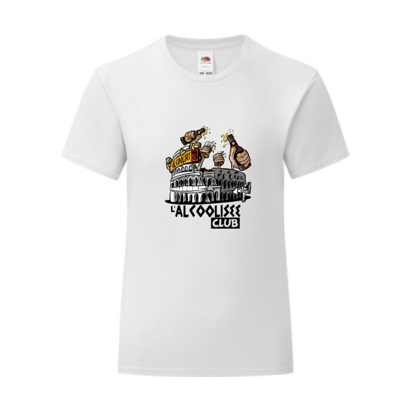 T-shirt léger - Fruit of the loom 145 g/m² (couleur) - ALCOOLIZEE