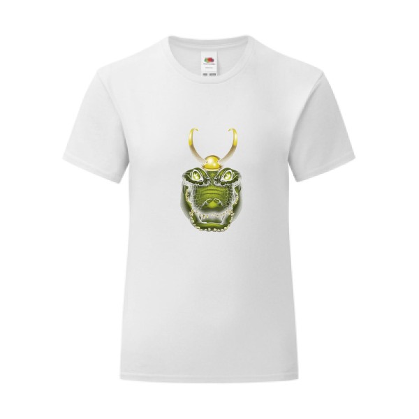 T-shirt léger - Fruit of the loom 145 g/m² (couleur) - Alligator smile