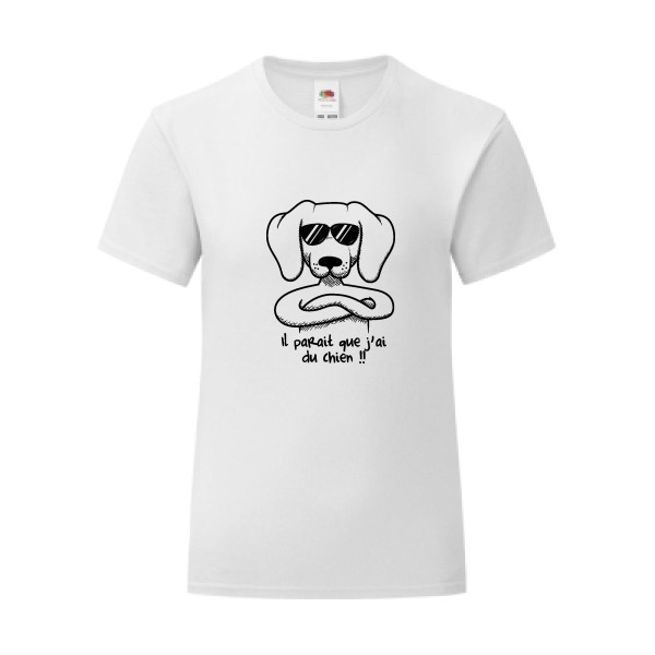 T-shirt léger - Fruit of the loom 145 g/m² (couleur) - Avoir du chien
