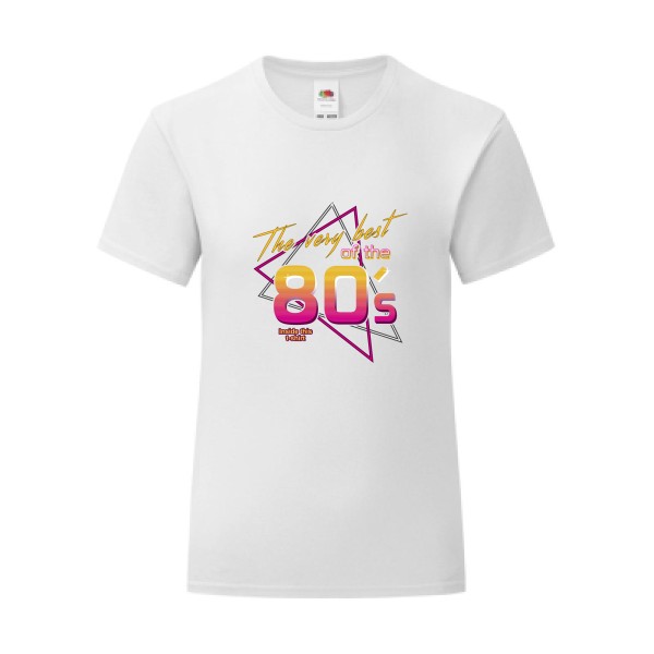 T-shirt léger - Fruit of the loom 145 g/m² (couleur) - annee 80s