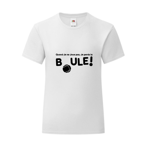 T-shirt léger - Fruit of the loom 145 g/m² (couleur) - Perdre la boule !