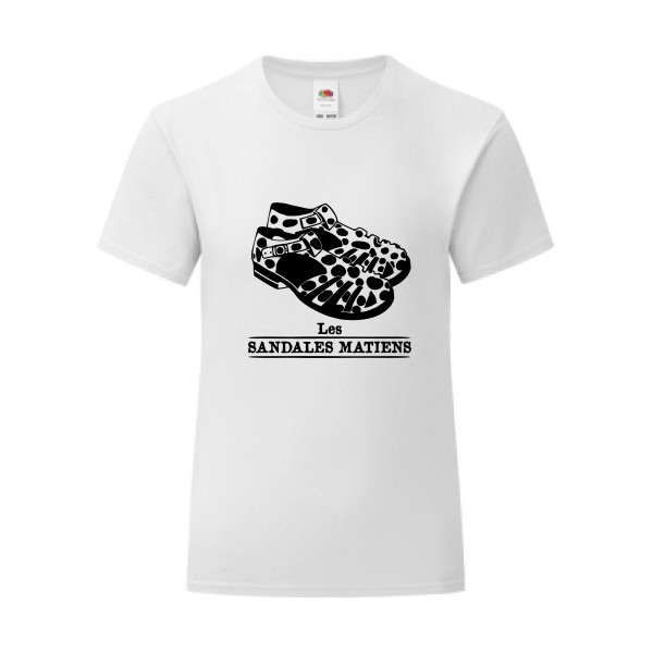 T-shirt léger - Fruit of the loom 145 g/m² (couleur) - Les sandales matiens
