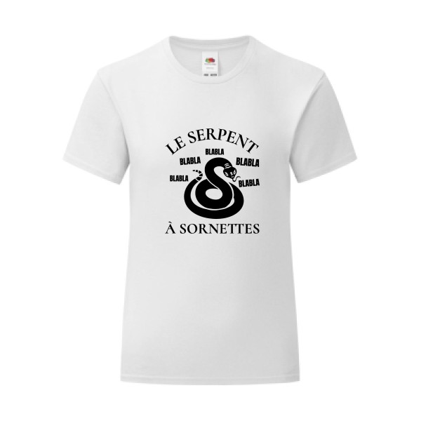 T-shirt léger - Fruit of the loom 145 g/m² (couleur) - Serpent à Sornettes