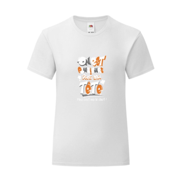 T-shirt léger - Fruit of the loom 145 g/m² (couleur) - C'est moi le chef !