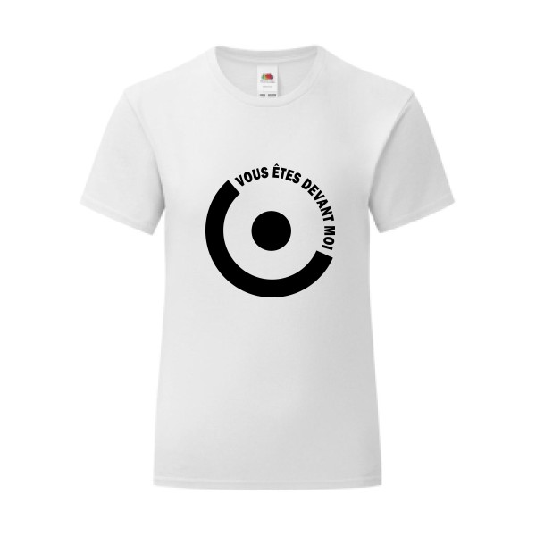 T-shirt léger - Fruit of the loom 145 g/m² (couleur) - Vous êtes devant moi