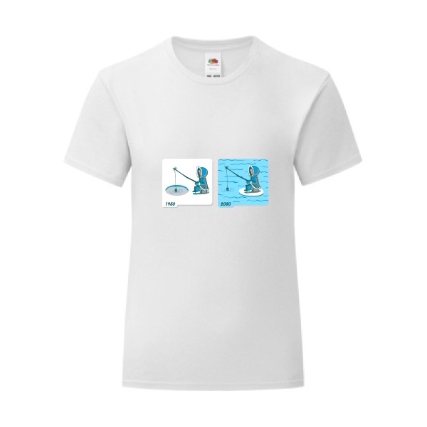 T-shirt léger - Fruit of the loom 145 g/m² (couleur) - Fishing in Arctic