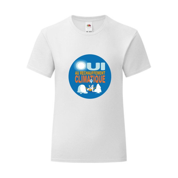 T-shirt léger - Fruit of the loom 145 g/m² (couleur) - oui au rechauffement
