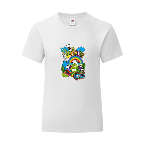 T-shirt léger - Fruit of the loom 145 g/m² (couleur) - In my world