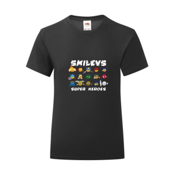 T-shirt léger - Fruit of the loom 145 g/m² (couleur) - Super Smileys