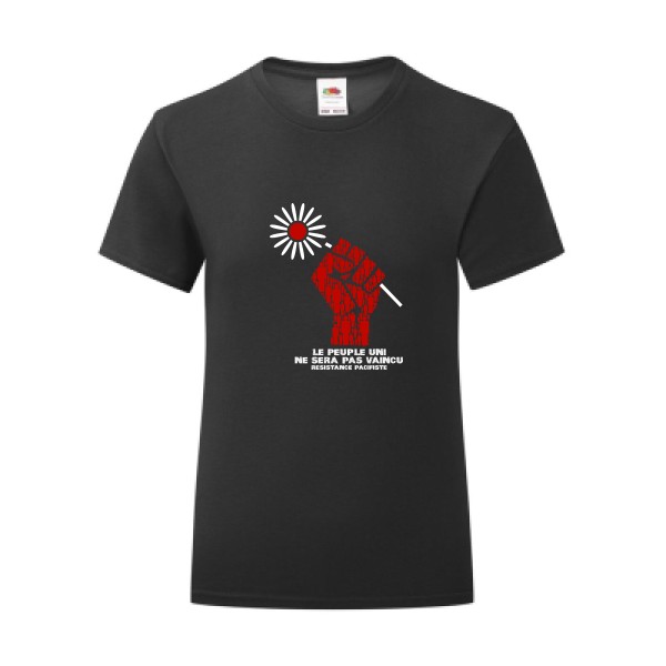 T-shirt léger - Fruit of the loom 145 g/m² (couleur) - Resistance Pacifiste