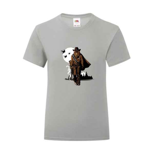 T-shirt léger - Fruit of the loom 145 g/m² (couleur) - Space Cow-Boy