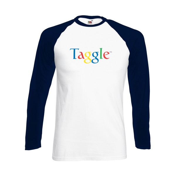 Taggle - T-shirt baseball manche longue parodie - Thème t shirt humoristique- Fruit of the loom - Baseball T-Shirt LS -