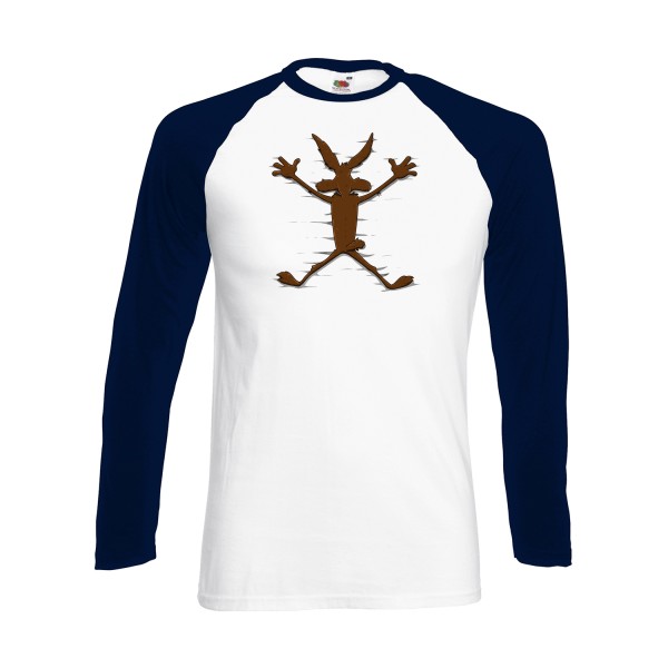T shirt humoristique -Nouvel échec - modèle T-shirt baseball manche longue- Fruit of the loom - Baseball T-Shirt LS-