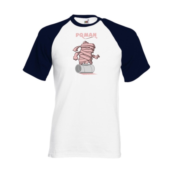 T-shirt baseball original Homme  - PQ-Man - 