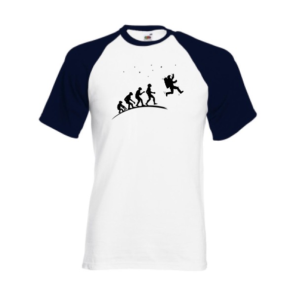 Vers l'espace-T shirt espace -Fruit of the Loom - Baseball Tee