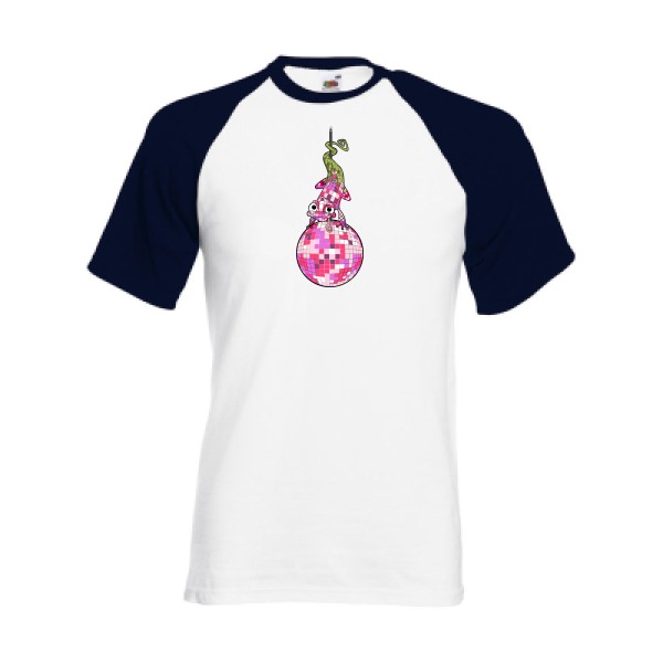 new color- T shirt disco - Fruit of the Loom - Baseball Tee