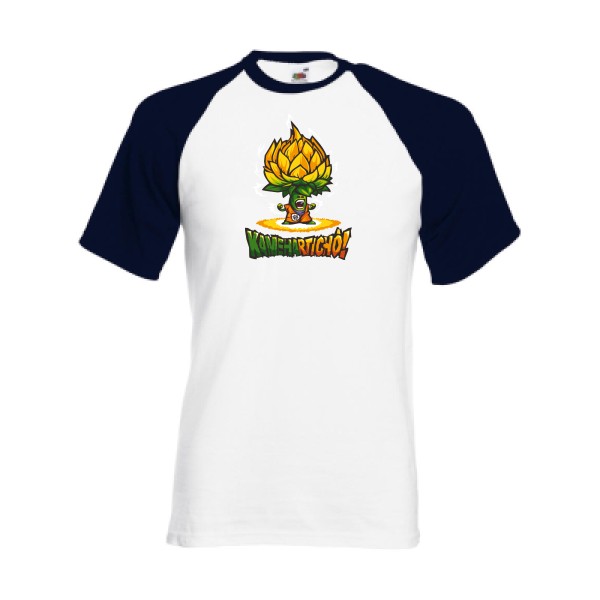Kamehartichô   - t shirt anime - Fruit of the Loom - Baseball Tee
