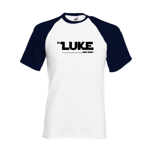 Luke... - Tee shirt original Homme -Fruit of the Loom - Baseball Tee