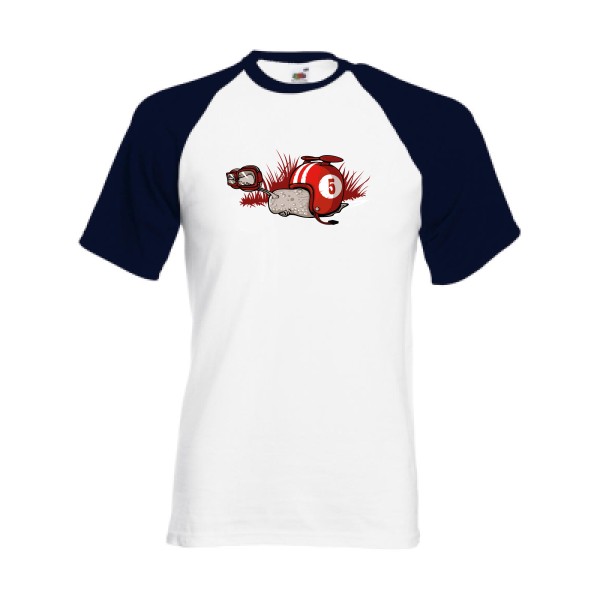 F0 - Tee shirt humoristique -Fruit of the Loom - Baseball Tee