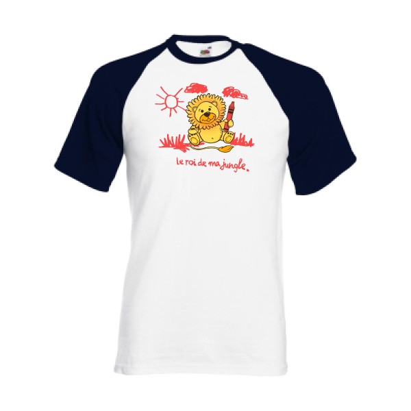 T-shirt baseball original Homme  - Jungle - 