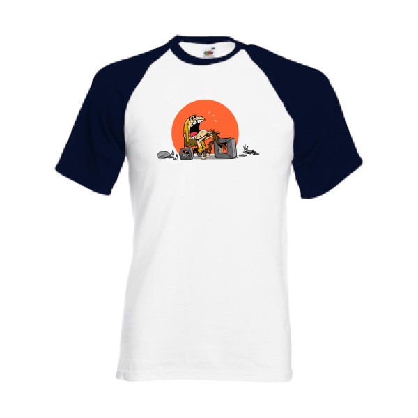 T-shirt baseball Homme original - Wheel - 