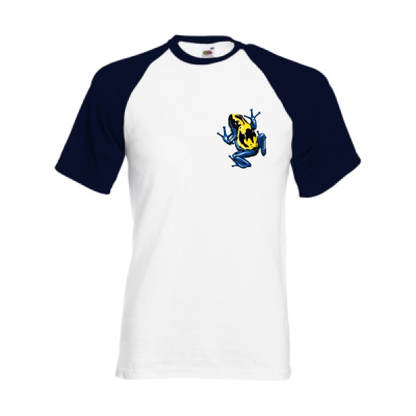 DendroBAT -T-shirt baseball original - Homme -Fruit of the Loom - Baseball Tee -thème  graphique - 