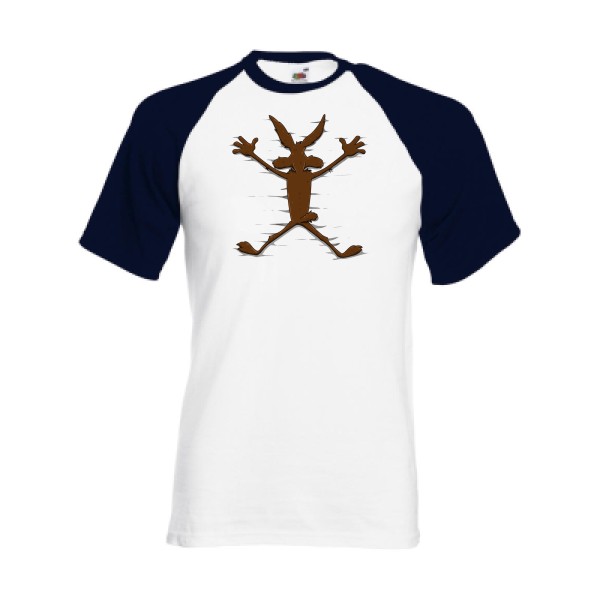 T shirt humoristique -Nouvel échec - modèle T-shirt baseball- Fruit of the Loom - Baseball Tee-