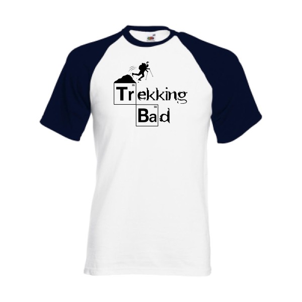 Trekking bad - T-shirt baseball  - Vêtement original -