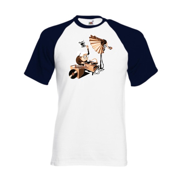 T-shirt baseball original Homme  - MP3 please ... - 